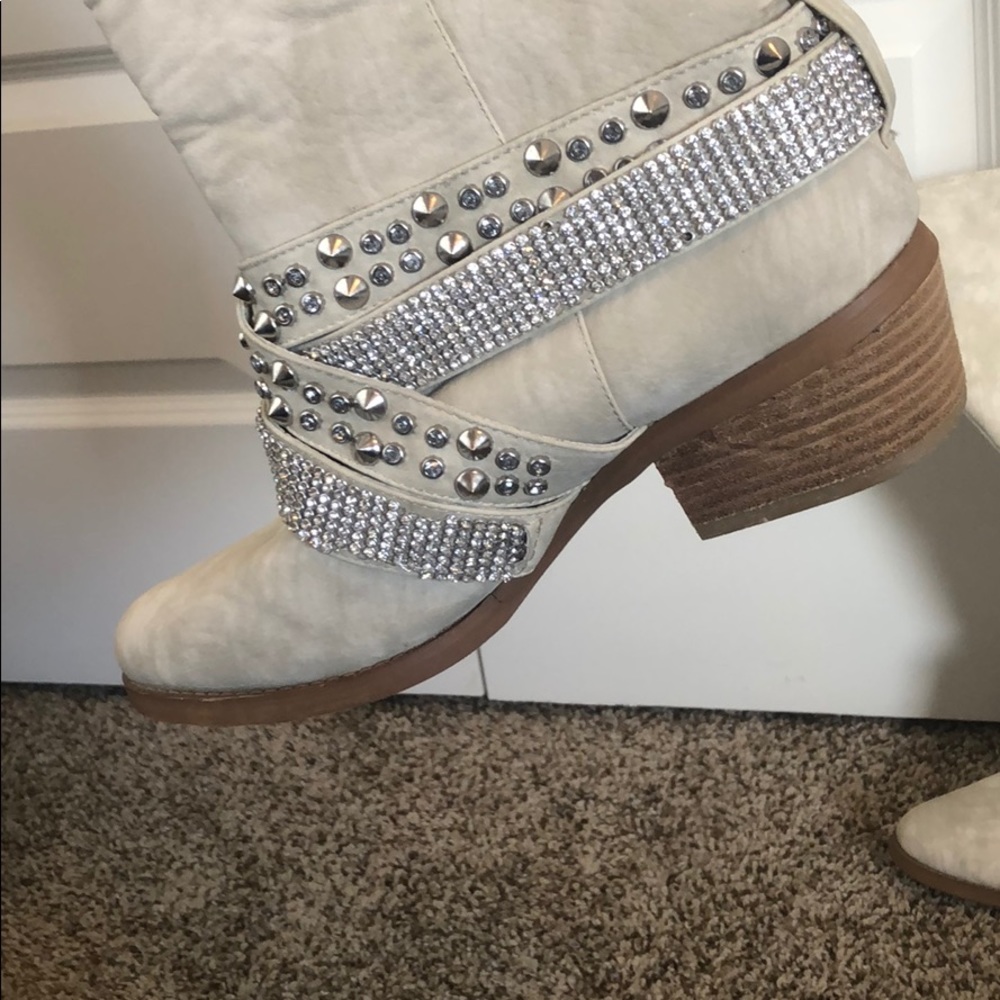 Leather boots (not rated brand from buckle)